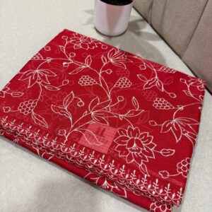 Floral Muse (Kota saree) Red