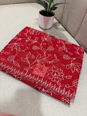 Floral Muse (Kota saree) Red