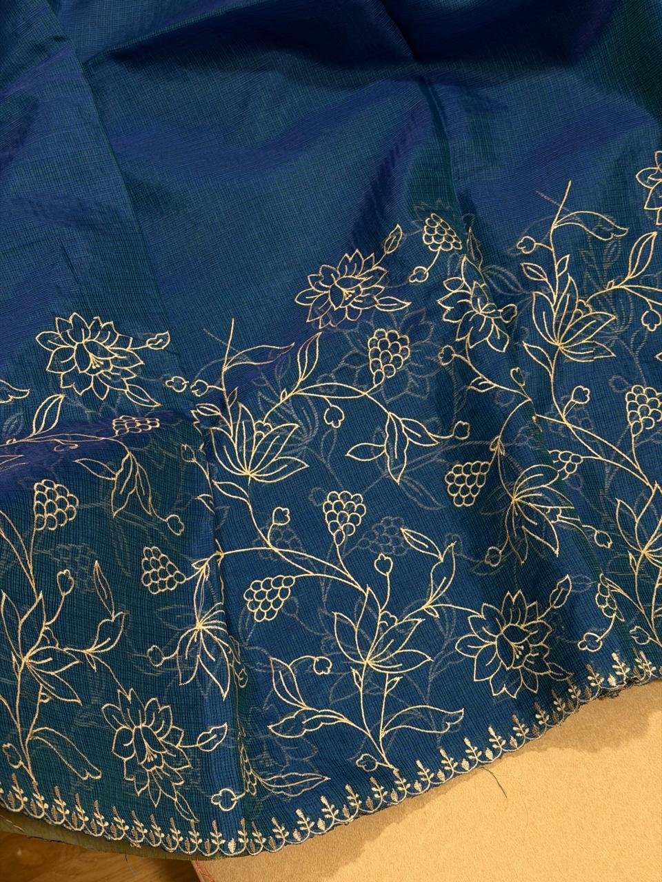 Kota saree Blue - Image 4