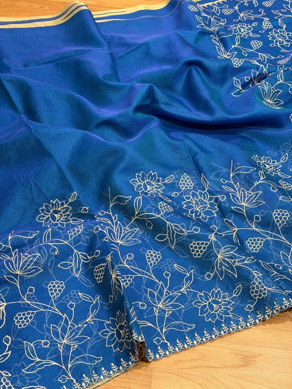 Kota saree Blue - Image 5